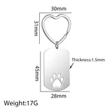 Personalized Geometric Couple Keychain Gift Car Keyring