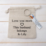 Personalized Photo Keychains Keychain with Picture Anniversary Keyring Gift