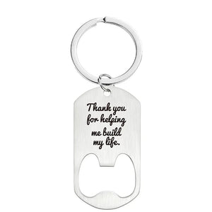 Personalized Photo Logo Key Chain Gift Logo Text Keychain Bottle Opener
