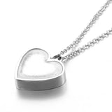 Personalized Heart-shaped Pendant Urn Necklace