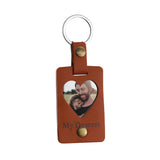 Custom Photo Pendant Keychain Gift for Family Member