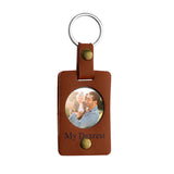 Custom Photo Pendant Keychain Gift for Family Member