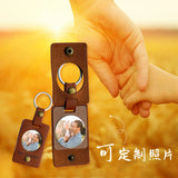 Custom Photo Pendant Keychain Gift for Family Member