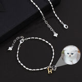 Personalized Photo Projection Bracelet For Women DIY Circle Picture Chain