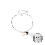 Personalized Photo Projection Bracelet For Women DIY Circle Picture Chain
