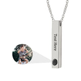 Personalized Photo Projection Stereo Bar Necklace