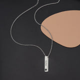 Personalized Photo Projection Stereo Bar Necklace