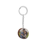 Personalized Photo Wooden Keychain - Customizable Gift