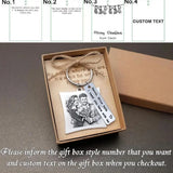Personalized Picture Keychain, Engraved Photo Key Chain