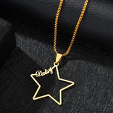 Personalized Piercing Necklaces Letter Birthday Number Letter Star Choker