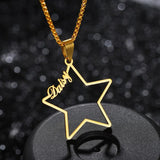 Personalized Piercing Necklaces Letter Birthday Number Letter Star Choker