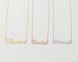 Personalized Private ID Name Necklace Stainless Steel Jewelry