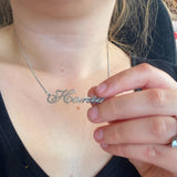 Personalized Private ID Name Necklace Stainless Steel Jewelry