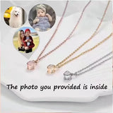 Custom Geometric Projection Necklace - Christmas Gift