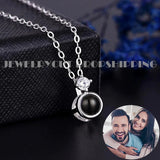 Personalized Projection Pendant Photo Wedding Necklace