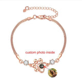 Heart Pendant Bracelet 100 Languages I Love You Nano Projection Gift