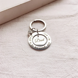 Personalized Projection Photo Keychain Adjustable Keyring