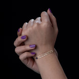 Personalized Roman Numeral Bracelet, Custom Birth Date Bracelet