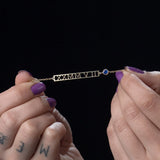 Personalized Roman Numeral Bracelet, Custom Birth Date Bracelet
