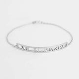 Custom Roman Numeral Anklet Stainless Steel Jewelry Gift