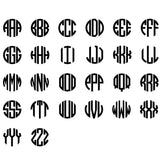 Monogram Stud Earrings Stainless Steel Initials Post Tiny Jewelry