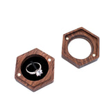 Personalized Rustic Wedding Ring Box Bride Groom Name Date Holder