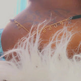 Personalized Sexy Body Jewelry Letter Waist Chain For Women Silver