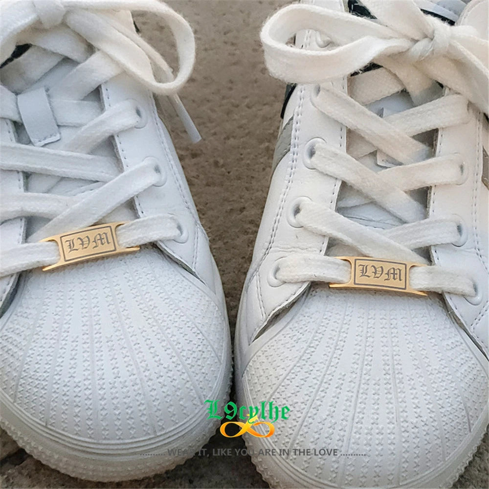 Custom Stainless Steel Shoe Tag Nameplate for Women Men
