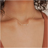 Handwritten Name Necklace Personalized Stainless Steel Charm Pendant