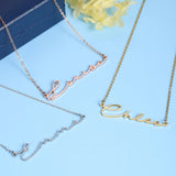 Handwritten Style Name Necklace Personalized Signature Name Jewelry