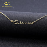 Handwritten Style Name Necklace Personalized Signature Name Jewelry