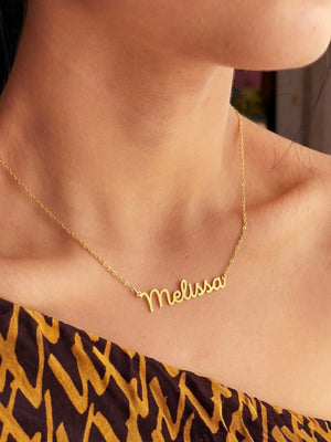 Personalized Name Necklace, Custom Stainless Jewelry