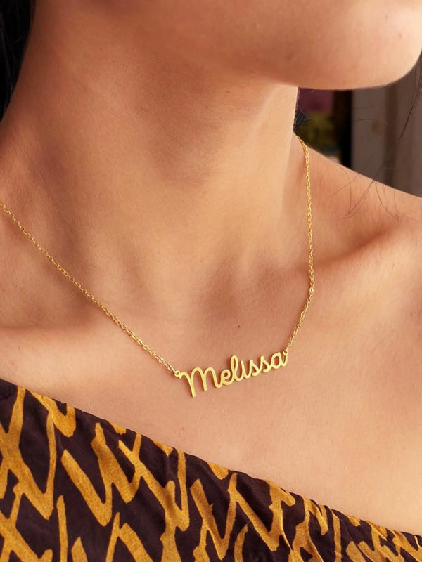 Personalized Name Necklace, Custom Stainless Jewelry