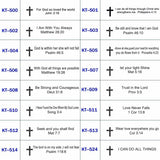 Men's Engraved Cross Silicone Bracelet Sports Bangle