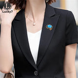 Alloy Mask Corsage Rhinestone Brooch