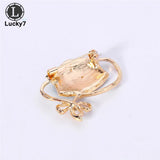 Alloy Mask Corsage Rhinestone Brooch