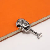 Gothic Style Skull Key Chain with Different Patterns