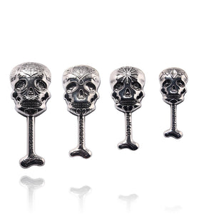 Gothic Style Skull Key Chain with Different Patterns