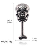 Gothic Style Skull Key Chain with Different Patterns