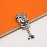 Gothic Style Skull Key Chain with Different Patterns