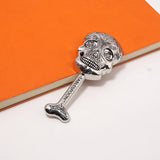 Gothic Style Skull Key Chain with Different Patterns
