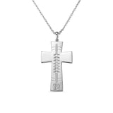 Custom Soccer Cross Necklace Engraved Copper Pendant Number Jesus Jewelry