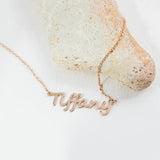 Personalized Stainless Steel Name Necklace - Dainty Plated Necklace