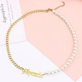 Personalized Stainless Steel Cuban Chain Name Necklace
