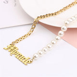 Personalized Stainless Steel Cuban Chain Name Necklace