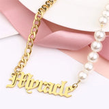 Personalized Stainless Steel Cuban Chain Name Necklace
