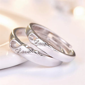 Personalized Angel Wings Wedding Rings 2pcs/pair