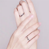 Personalized Angel Wings Wedding Rings 2pcs/pair