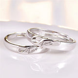 Personalized Angel Wings Wedding Rings 2pcs/pair