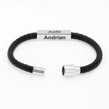 Custom Rope Bracelet With Magnetic Buckle for Men